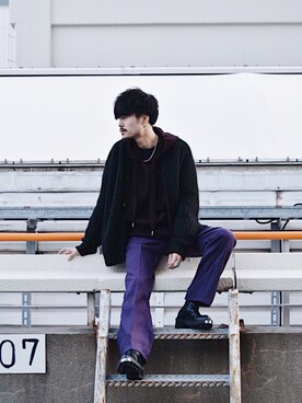 KOU SUEMATSUさん（メンズ・173cm）の冬コーディネート