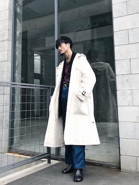 KOU SUEMATSUさん（メンズ・173cm）の冬コーディネート