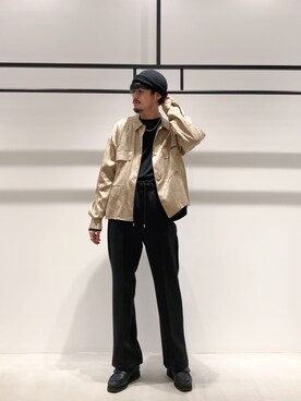 「lot holon（ロットホロン）のアイテム」を使った、KOU SUEMATSUさん（メンズ・173cm）の春コーディネート