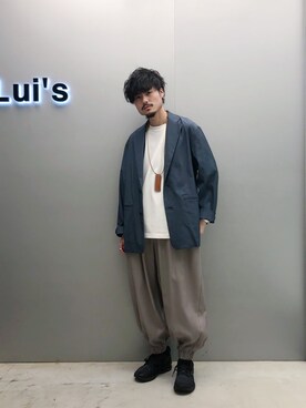 KOU SUEMATSUさん（メンズ・173cm）の春コーディネート
