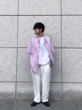 KOU SUEMATSUさん（メンズ・173cm）の春コーディネート