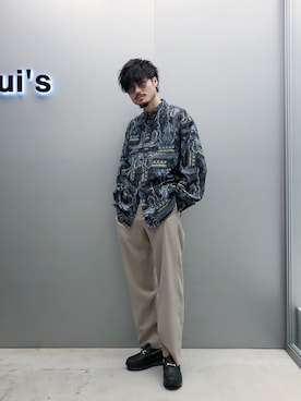 KOU SUEMATSUさん（メンズ・173cm）の春コーディネート