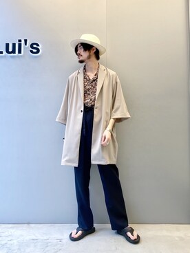 KOU SUEMATSUさん（メンズ・173cm）の春コーディネート