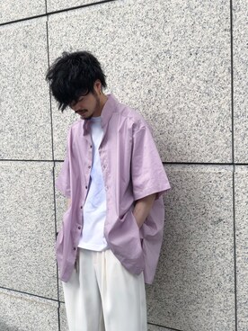 KOU SUEMATSUさん（メンズ・173cm）の春コーディネート