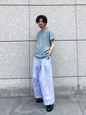 KOU SUEMATSUさん（メンズ・173cm）の夏コーディネート