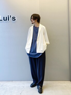 KOU SUEMATSUさん（メンズ・173cm）の夏コーディネート