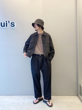 KOU SUEMATSUさん（メンズ・173cm）の秋コーディネート