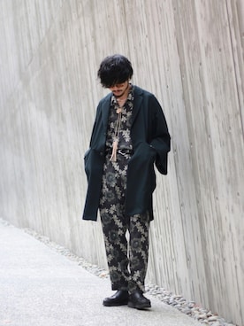 KOU SUEMATSUさん（メンズ・173cm）の春コーディネート