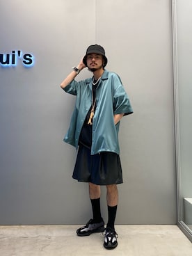 KOU SUEMATSUさん（メンズ・173cm）の夏コーディネート