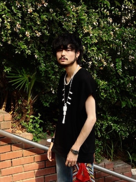 KOU SUEMATSUさん（メンズ・173cm）の夏コーディネート