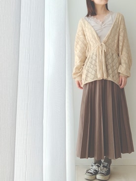 moeさん（レディース・154cm）の春コーディネート