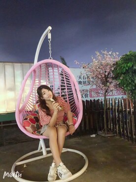 「DAISY（デイジー）のアイテム」を使った、Sian Daiさん（レディース・154cm）の秋コーディネート