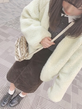 「アイテム（ブルゾン）」を使った、ヒさん（レディース・152cm・10代）の冬コーディネート
