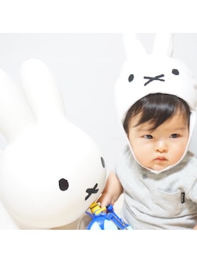 「handmade」｜「アイテム（雑貨/ホビー）」を使った、みーさんさん（キッズ・70cm）の秋コーディネート
