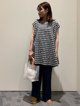 「ORCIVAL（オーシバル）のアイテム（バッグ）」を使った、ほしななさん（レディース・150cm）の春コーディネート