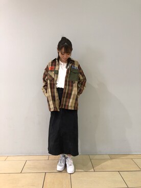「テラスモール湘南」｜「アイテム（スカート）」を使った、とあちんめんさん（レディース・167cm）の夏コーディネート