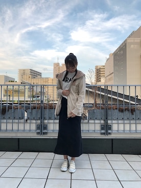「テラスモール湘南」｜「アイテム（スカート）」を使った、とあちんめんさん（レディース・167cm）の夏コーディネート