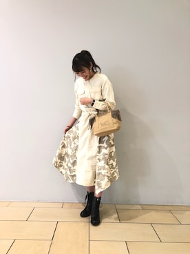 「テラスモール湘南」｜「アイテム（シューズ）」を使った、とあちんめんさん（レディース・167cm）の冬コーディネート