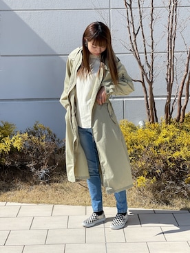 「テラスモール湘南」｜「アイテム（ブルゾン）」を使った、とあちんめんさん（レディース・167cm）の冬コーディネート