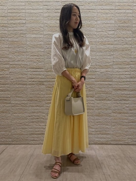 鈴木麻由さん（レディース・160cm）の夏コーディネート