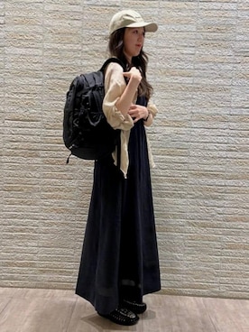 鈴木麻由さん(レディース・160cm)の夏コーディネート