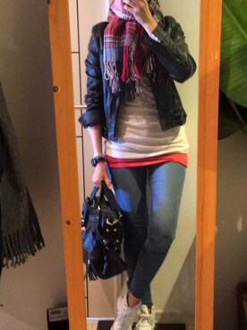 akさん（レディース・162cm）の春コーディネート