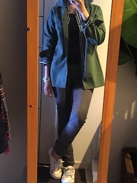 「Topper（トッパー）のアイテム」を使った、akさん（レディース・162cm）の春コーディネート