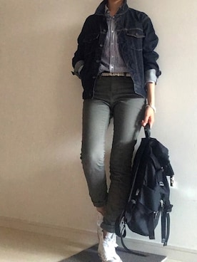 akさん（レディース・162cm）の春コーディネート