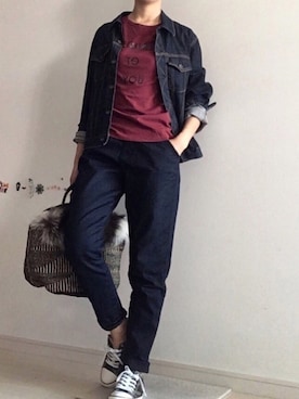 akさん（レディース・162cm）の秋コーディネート