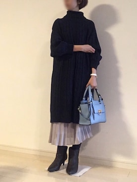 akさん（レディース・162cm）の冬コーディネート