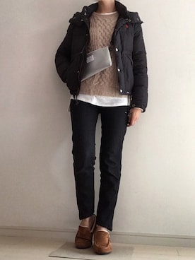 akさん（レディース・162cm）の冬コーディネート