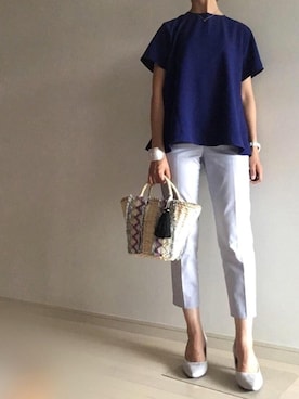 「ALETTA（アレッタ）のアイテム」を使った、akさん（レディース・163cm）の夏コーディネート