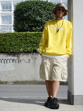 「Lafayette（ラファイエット）のアイテム」を使った、Lafayette CREWさん（メンズ・175cm）の夏コーディネート