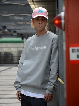 「Lafayette（ラファイエット）のアイテム」を使った、Lafayette CREWさん（メンズ・172cm）の夏コーディネート