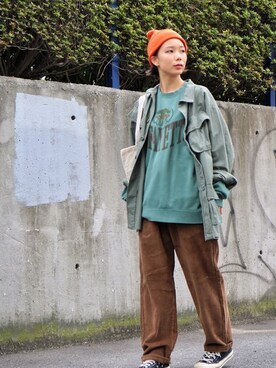 「Lafayette（ラファイエット）のアイテム」を使った、Lafayette CREWさん（レディース・160cm）の秋コーディネート