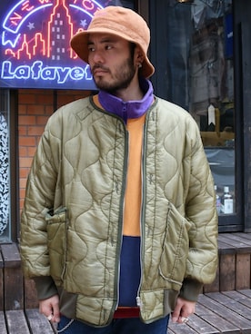 「Lafayette（ラファイエット）のアイテム」を使った、Lafayette CREWさん（メンズ・175cm）の秋コーディネート
