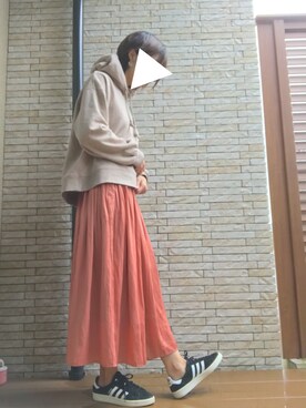 ピンクロングスカート の人気ファッションコーディネート Wear