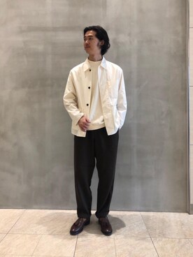 「UNITED ARROWS（ユナイテッドアローズ）のアイテム（その他アウター）」を使った、iguchiさん（メンズ・178cm）の春コーディネート