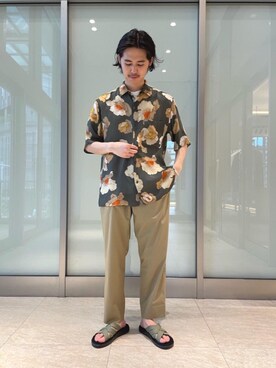 「biscuithead（ビスケットヘッド）のアイテム」を使った、iguchiさん（メンズ・178cm）の春コーディネート