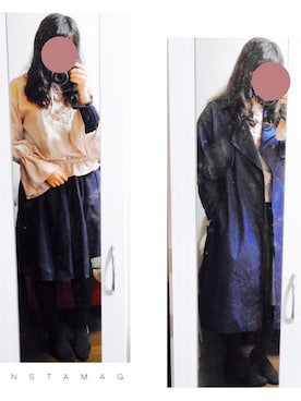 A u さん(レディース・153cm)の春コーディネート