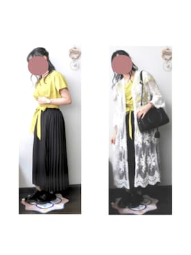 A  u さん（レディース・153cm）の夏コーディネート