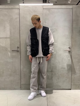 Yuto Komoriさん（メンズ・185cm）の冬コーディネート