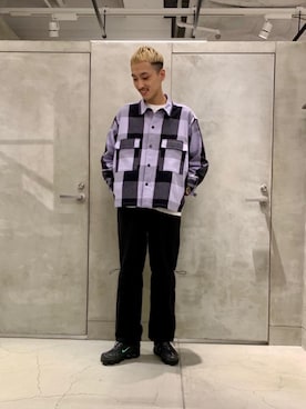 Yuto Komoriさん（メンズ・185cm）の冬コーディネート