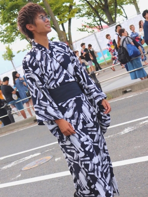 HARE 浴衣 HARE 浴衣 「UNISEX」YUKATA-3SET(HARE) メンズ レディース