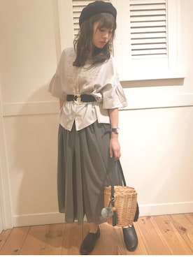 studioCLIPたまプラーザテラス店さん（レディース・160cm）の夏コーディネート