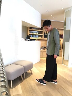 「ダブルモンク」｜「アイテム（その他）」を使った、ジョータローさん（メンズ・169cm）の夏コーディネート