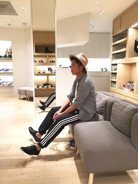 「LAROSE PARIS（ラロースパリ）のアイテム」を使った、ジョータローさん（メンズ・169cm）の夏コーディネート