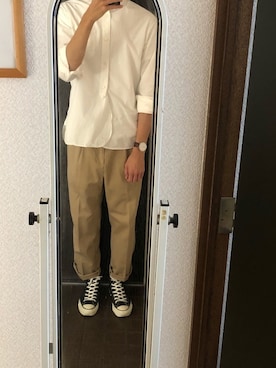 成迫俊介さん（メンズ・173cm）の秋コーディネート