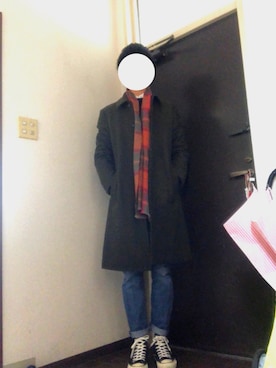 成迫俊介さん(メンズ・173cm)の冬コーディネート
