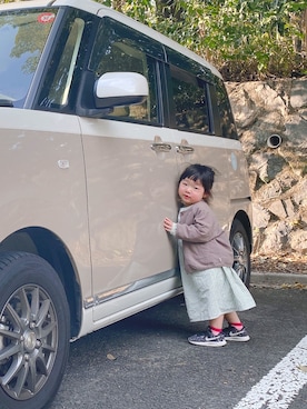 「BASE（ベース）のアイテム（ジャケット/アウター）」を使った、Sarasaさん（レディース・157cm）の春コーディネート